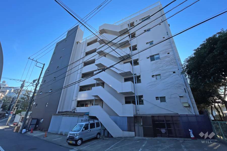 原宿第２コーポの外観(北西側から）