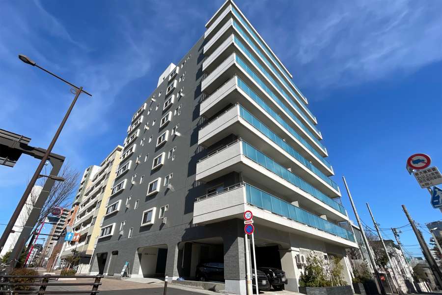 松涛パークハウスの外観（南西側から）