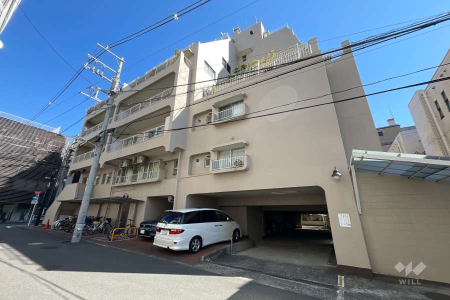 千駄ヶ谷マンハイムの外観(南西側から)