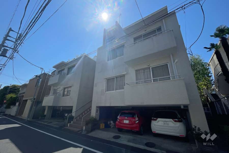 大山パークハイツの外観（北西側から）