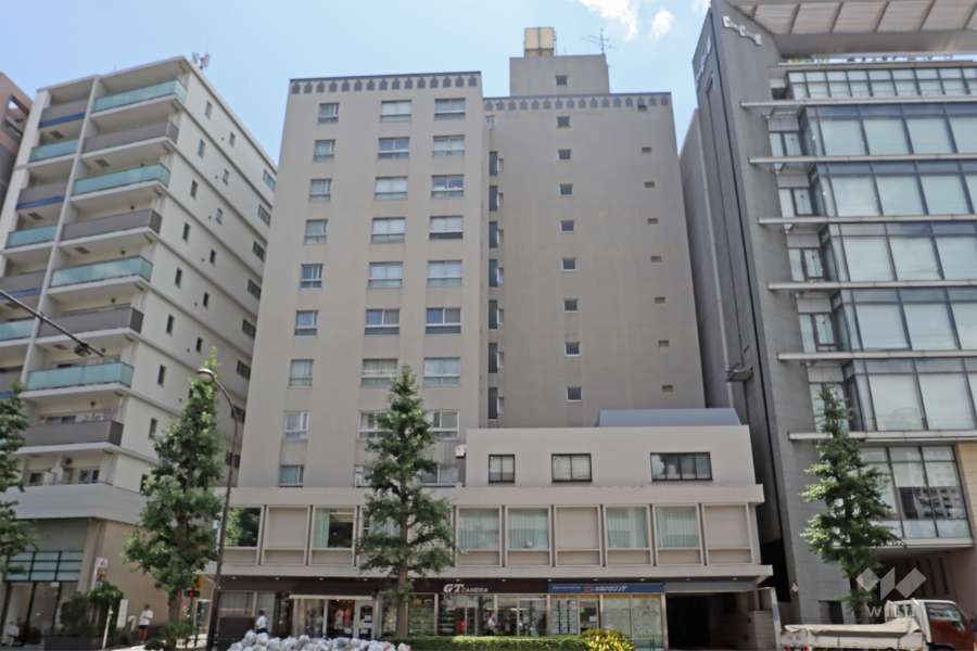 東光苑マンションの外観（北側から）