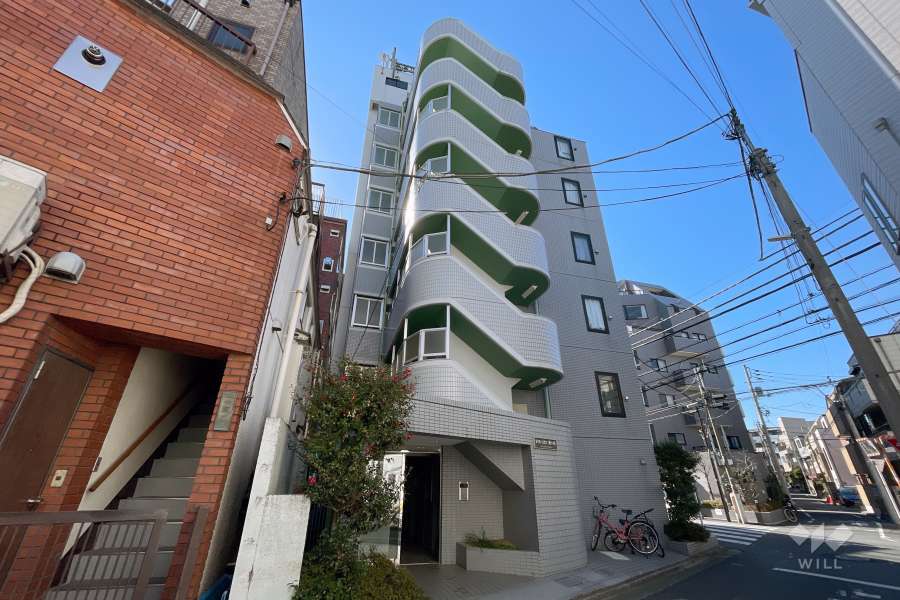 ダイホープラザ幡ヶ谷の外観（東側から）