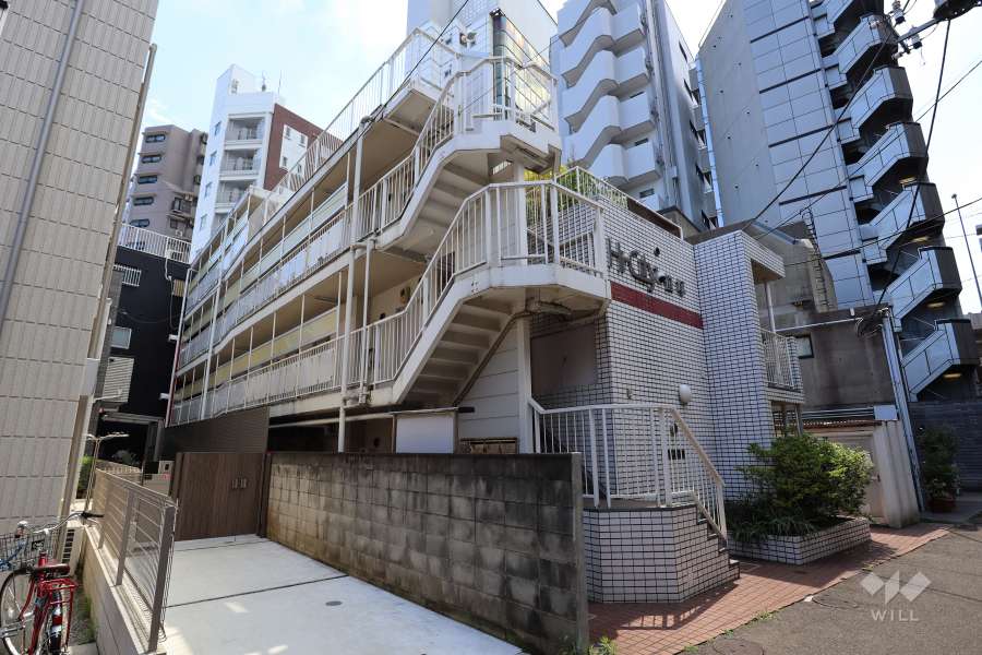 ハイシティ笹塚の外観（北西側から）