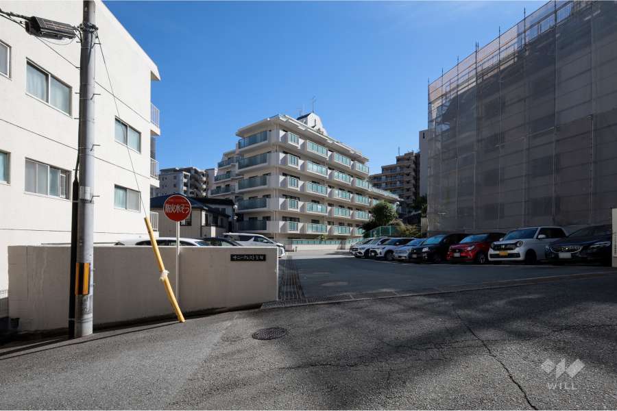 サニークレスト宝塚の遠景（北側から）