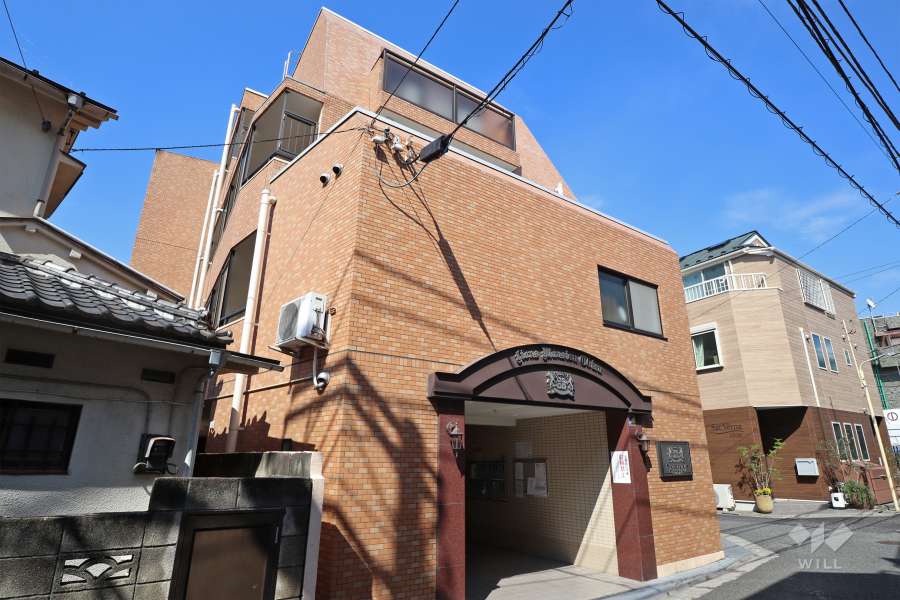 ライオンズマンション恵比寿の外観（南西側から）