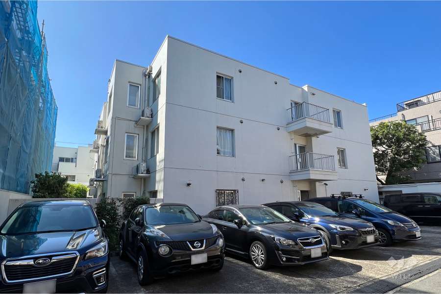 チュリス代々木B棟の外観（北東側から）