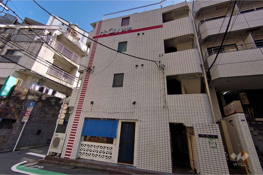 ネオハイシティ渋谷の外観（北西側から）