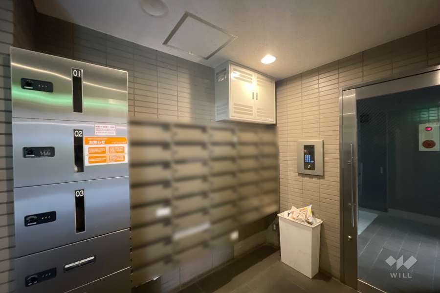 共用ポストと宅配ボックス