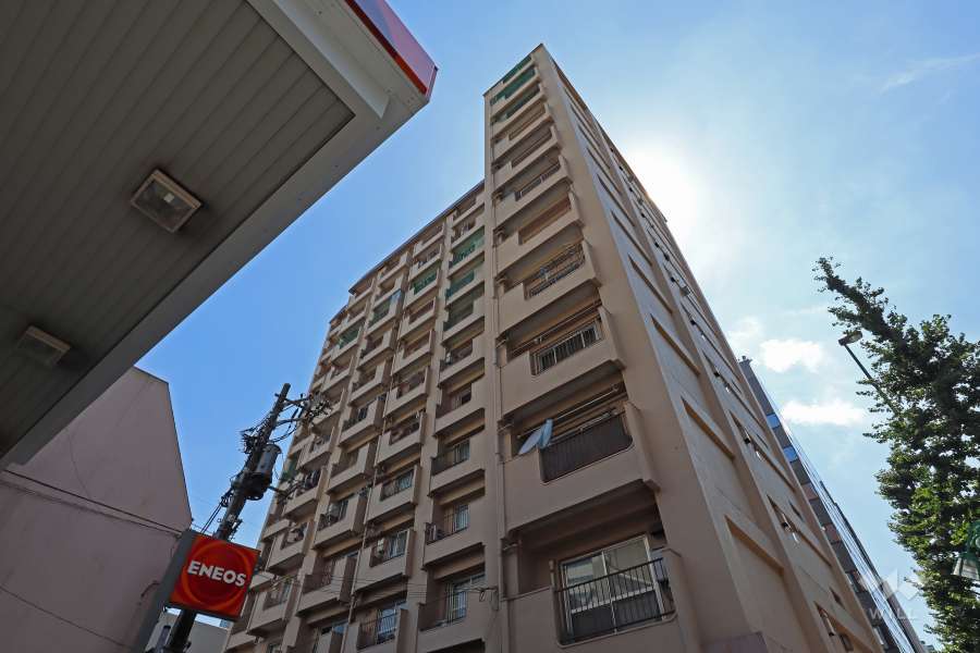 パラシオン笹塚の外観（北東側から）