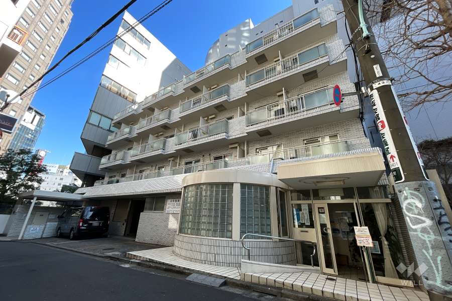 シティコート桜丘の外観（南西側から）