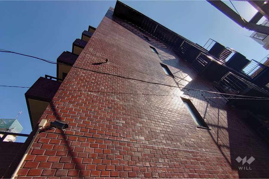 ライオンズマンション道玄坂の外観（北西側から）