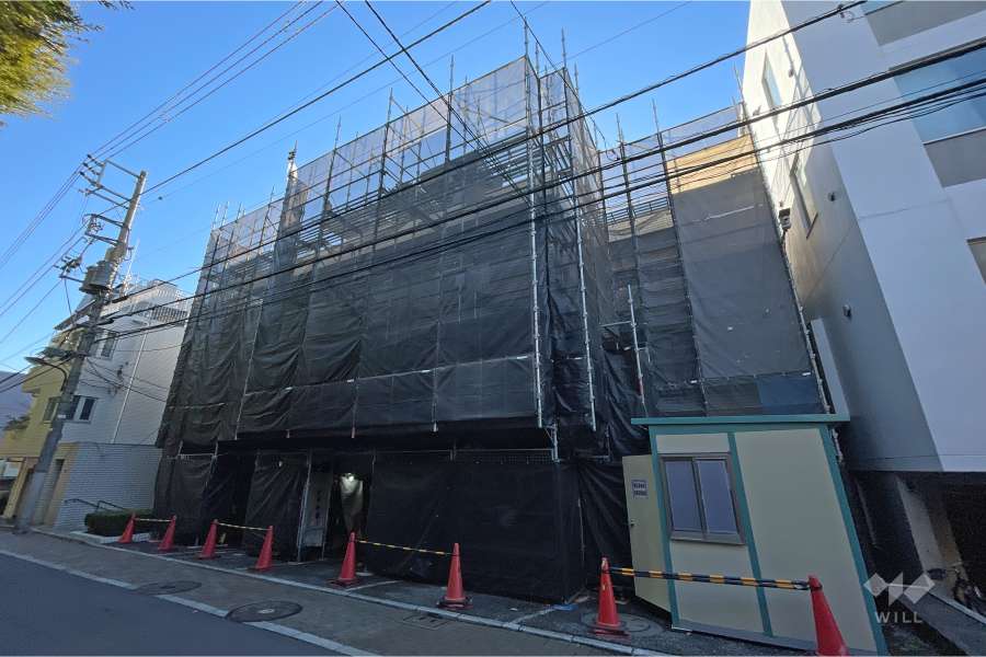 GSハイム広尾の外観（北西側から）