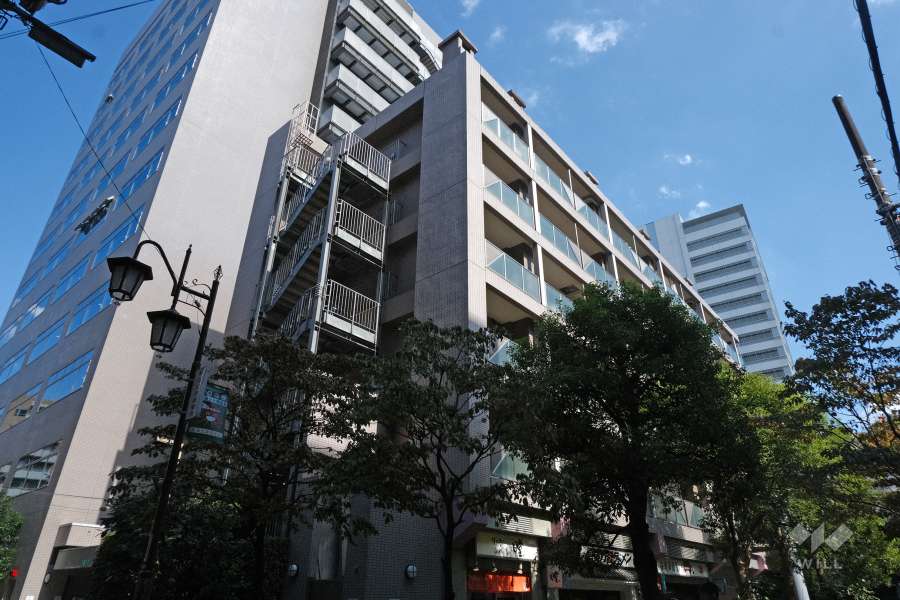 恵比寿アーバンハウスの外観（南西側から）