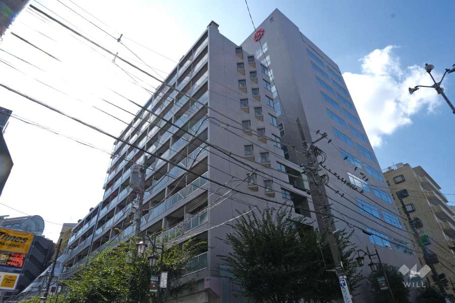 恵比寿アーバンハウスの外観（北東側から）