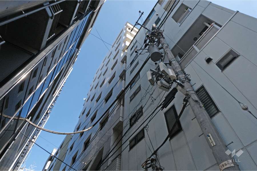 ミツワマンションの外観（南西側から）