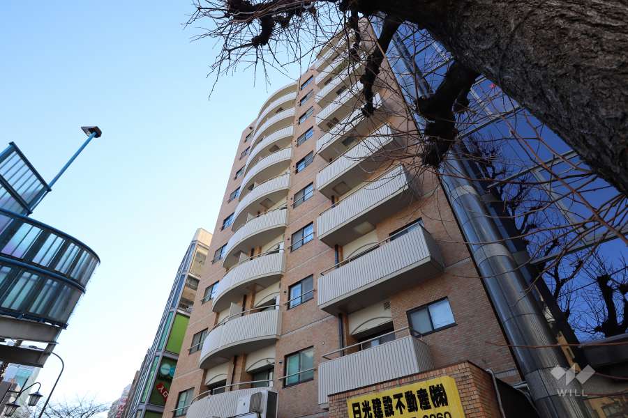 マンションの外観（北西側から）