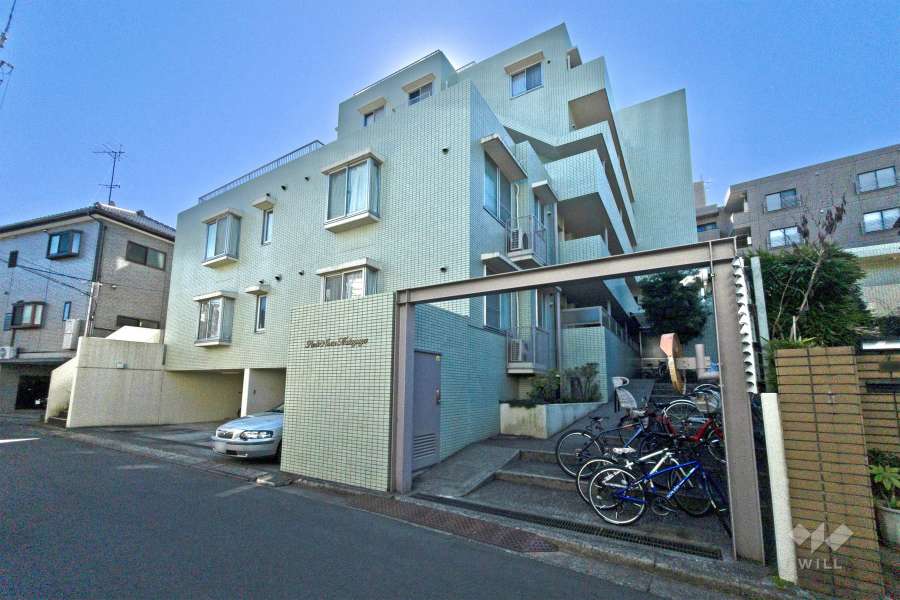 パーク・ノヴァ幡ヶ谷の外観(北東側から）