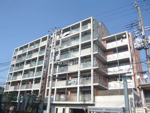 パレ東塚口1の外観（南東側から）