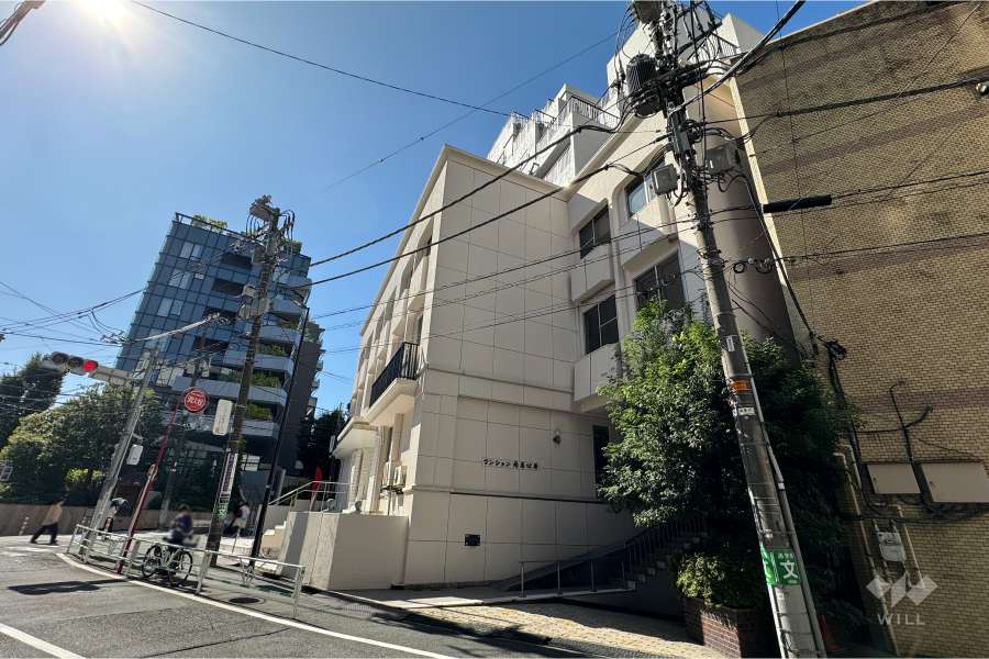 マンション南恵比寿の外観（北東側から）