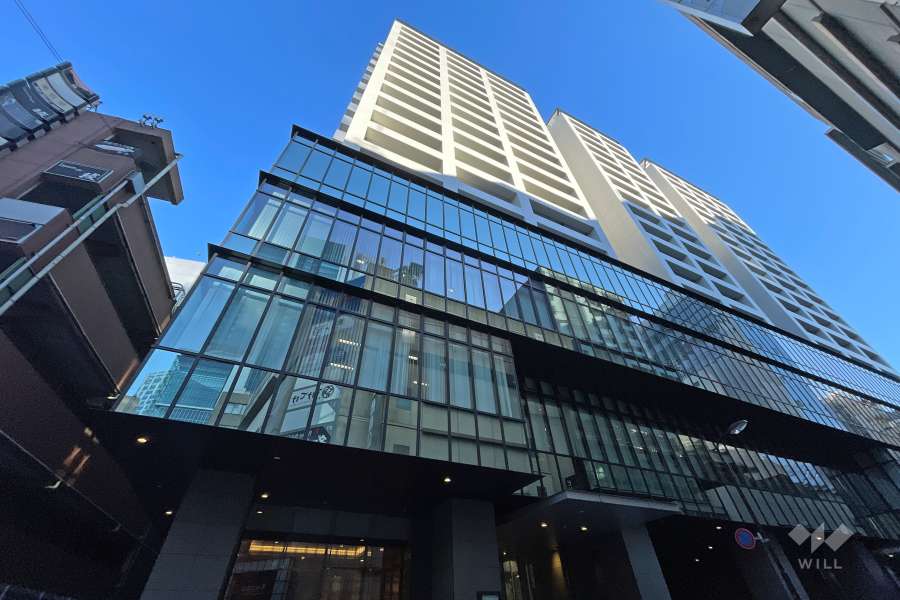 テラス渋谷美竹の外観（南西側から）