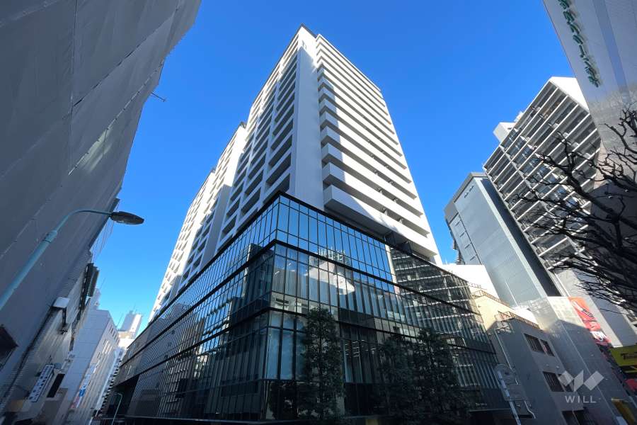 テラス渋谷美竹の外観（南東側から）