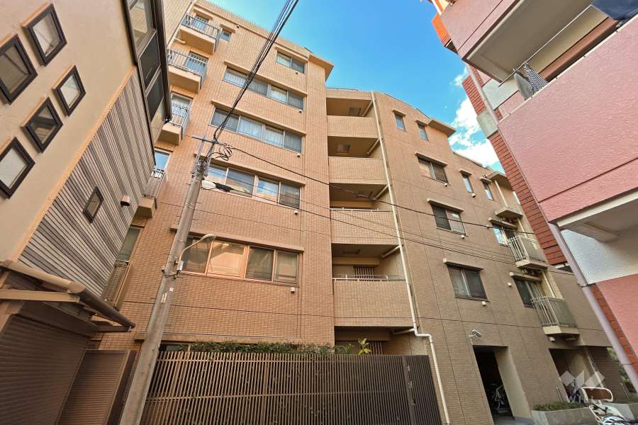 ザパームス千駄ヶ谷御苑の杜の外観（南東側から）