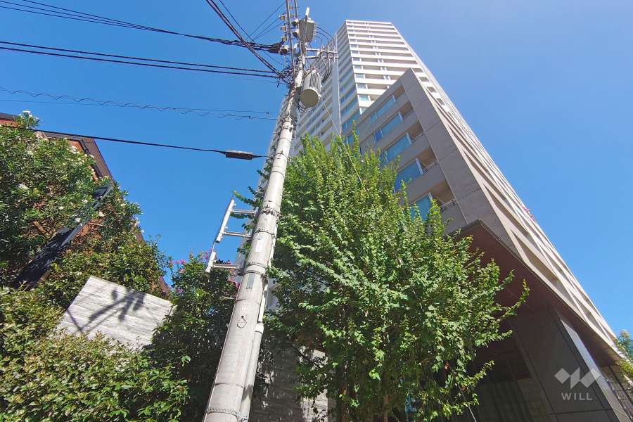 パークタワー渋谷本町の外観（西側から）