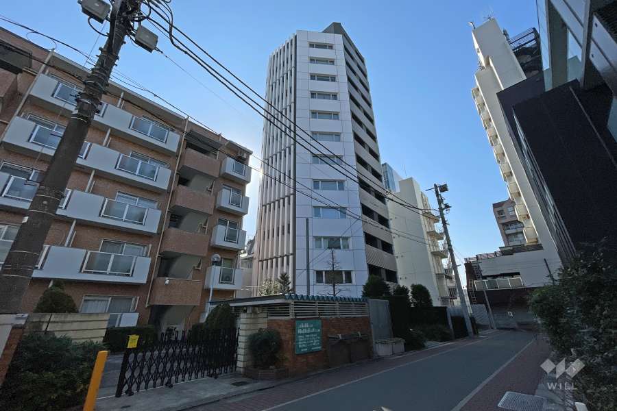 ザパークハウス代官山レジデンスの外観(北西側から）