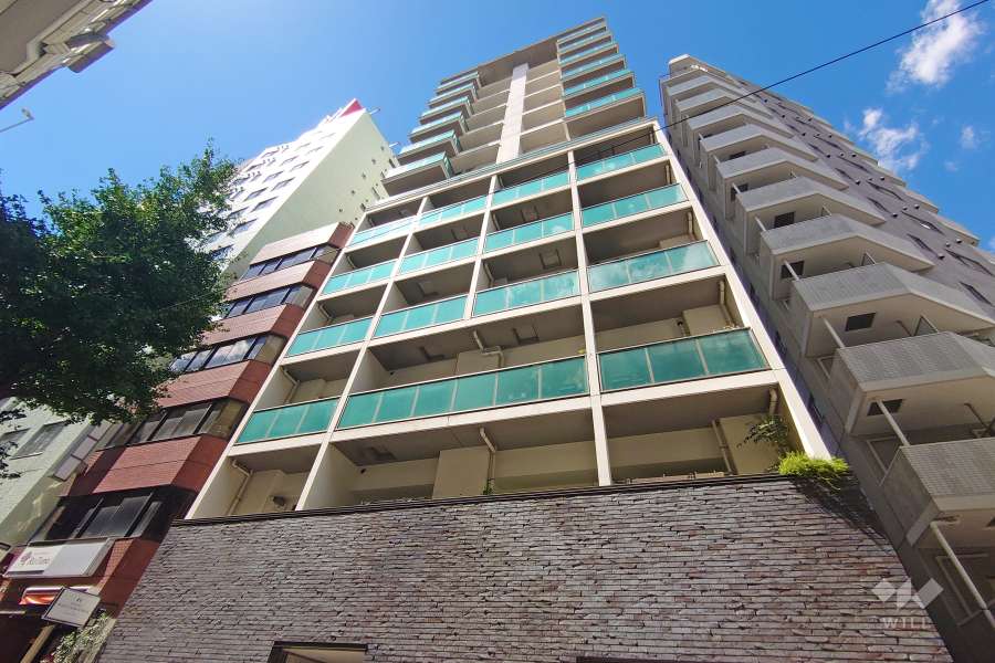 アトラス笹塚の外観（南東側から）