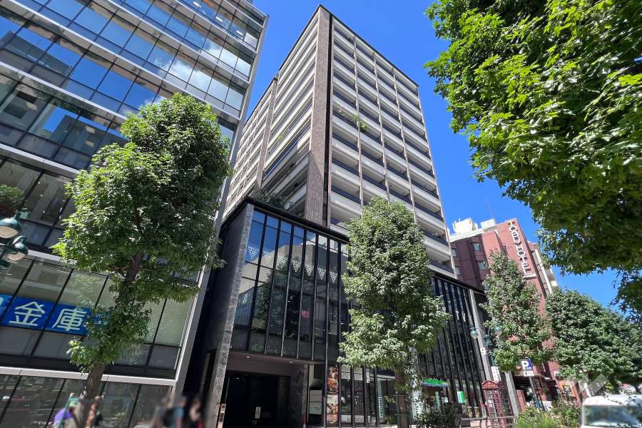 アトラス渋谷公園通りの外観（南東側から）