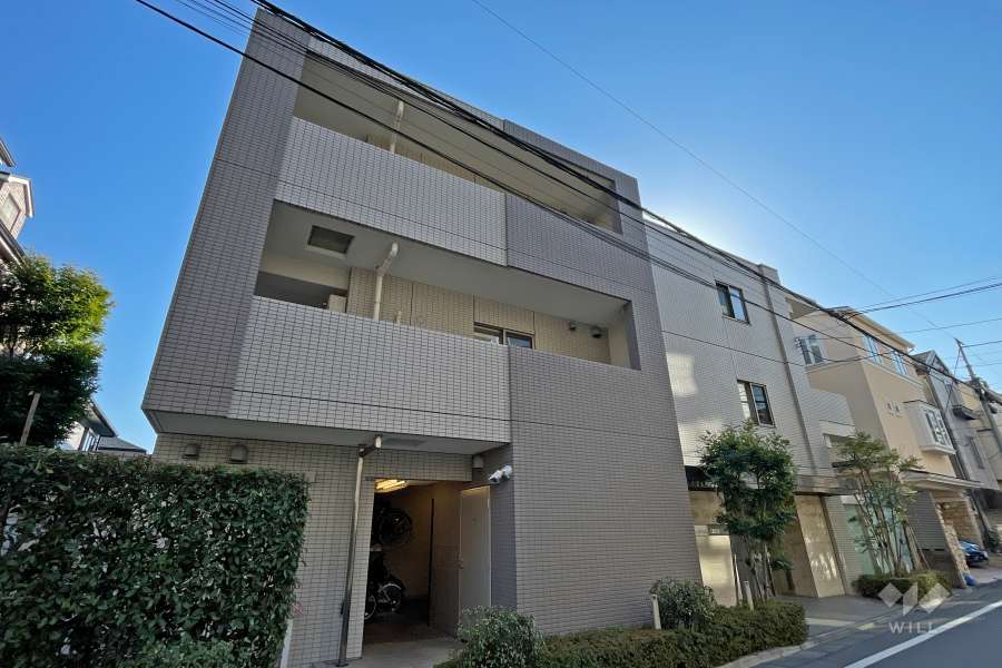 オープンレジデンシア恵比寿の外観（北東側から）