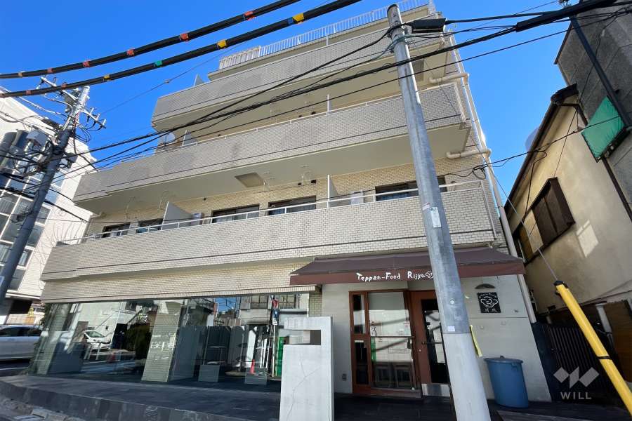 パーク代々木上原の外観(北側から)