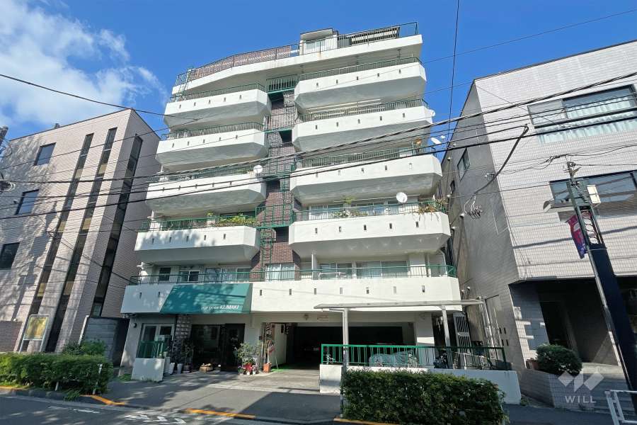 千駄ヶ谷コーポラスの外観(南西側から）