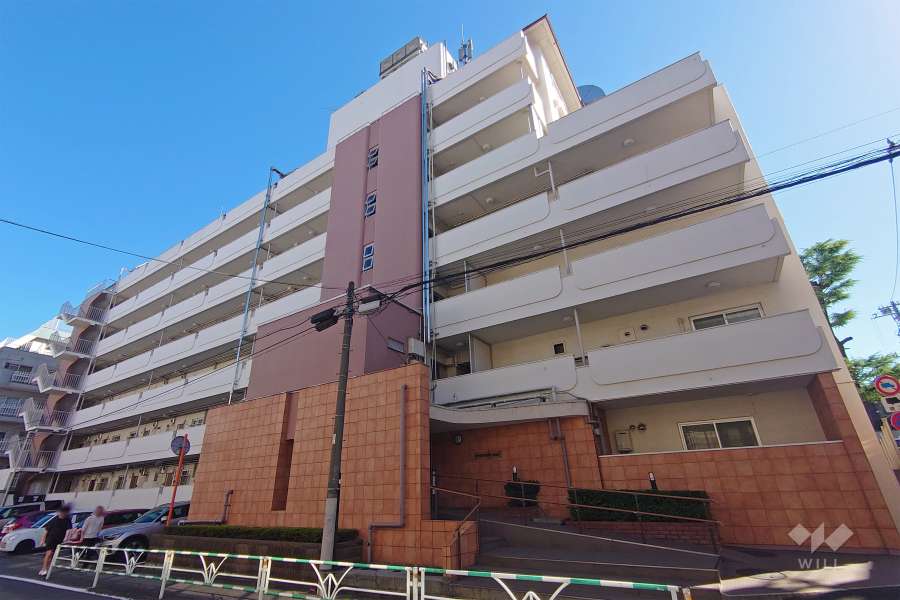 代々木ハビテーションの外観（北西側から）
