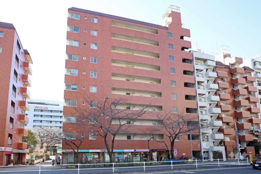第２広尾フラワーハイホームＢ棟の外観（北側から）