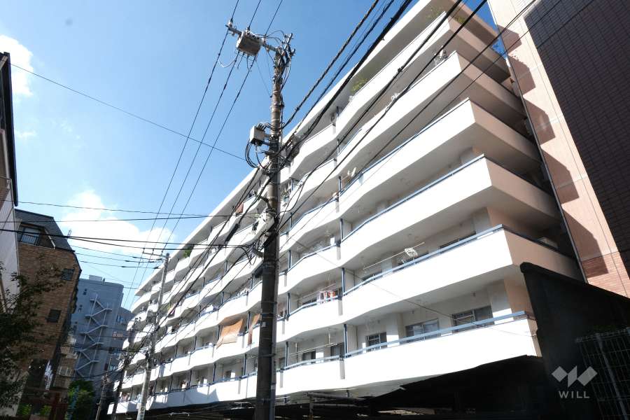 マンションニュー恵比寿の外観（南東側から）