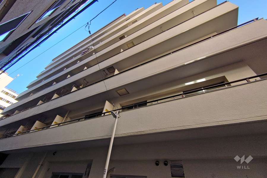 シャトレー幡ヶ谷の外観（北東側から）