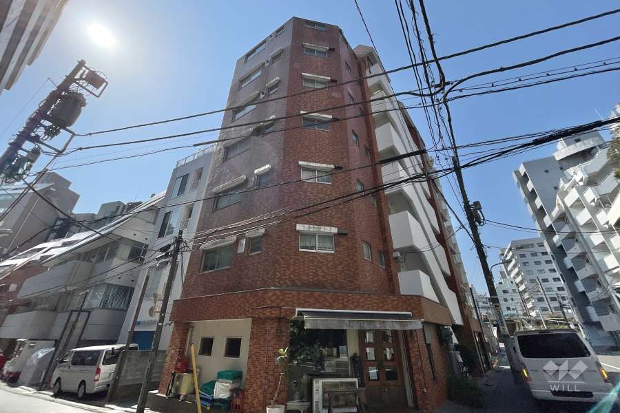 エクセルハイム恵比寿の外観(北東側から）