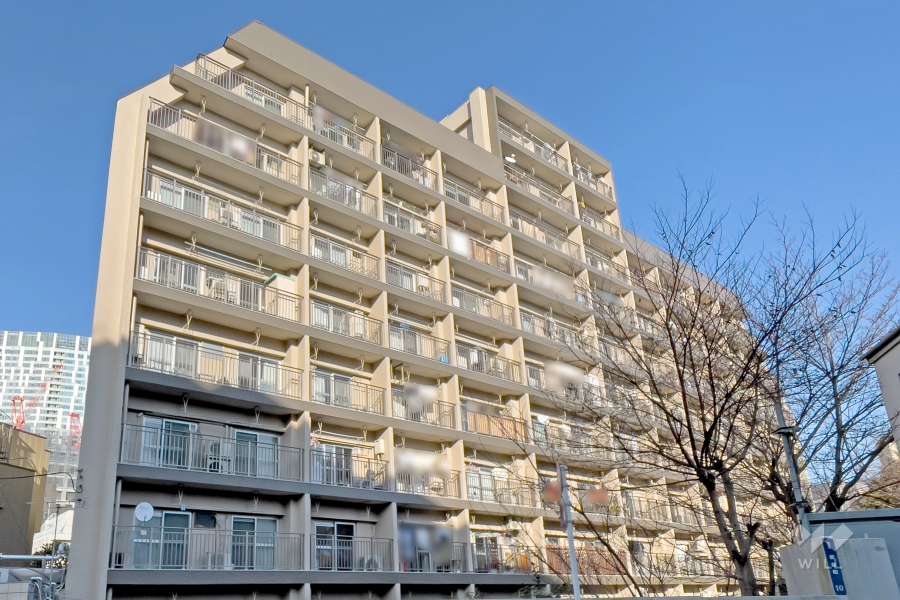 渋谷マンションの外観（南側から）