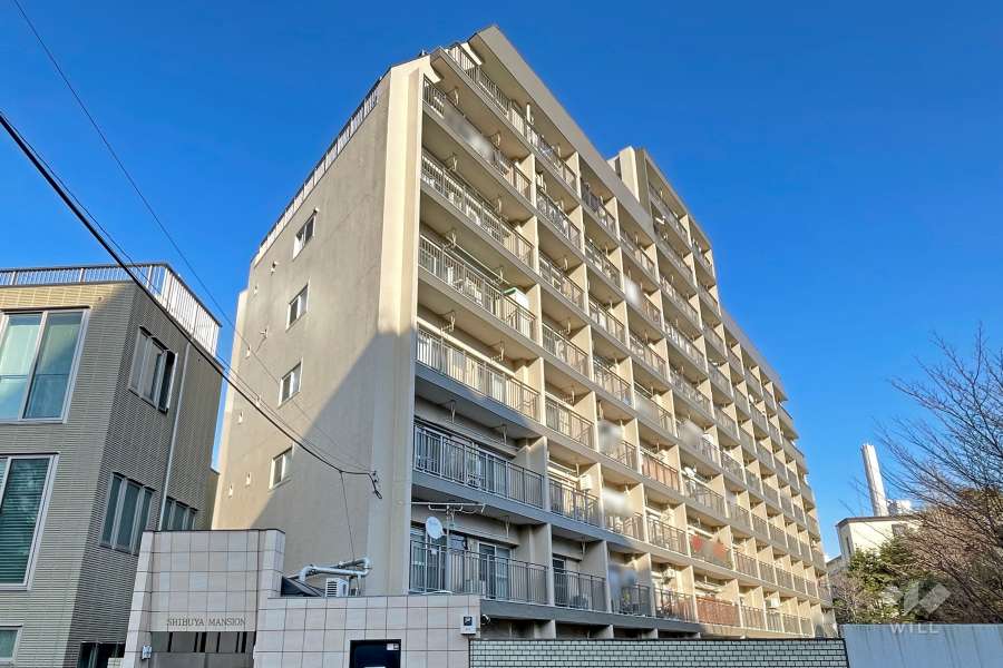 渋谷マンションの外観（西側から）