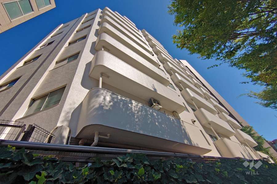 中野坂上マンションの外観（北西側から）