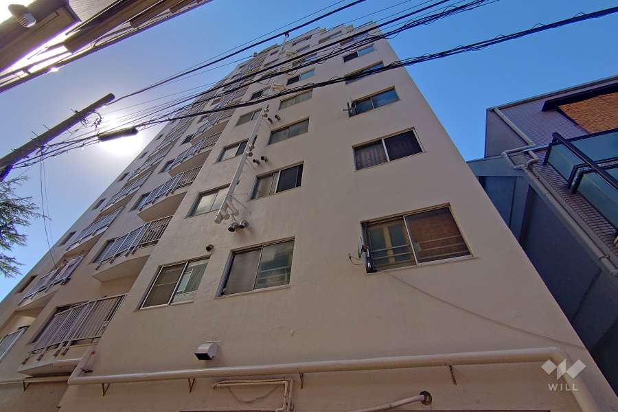 中野坂上マンションの外観（南東側から）