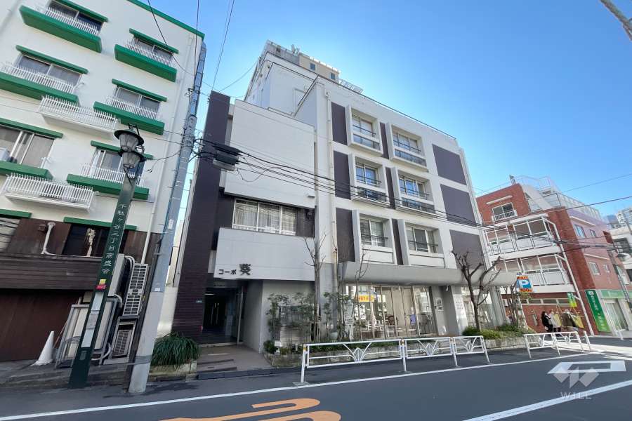 コーポ葵の外観（北西側から）