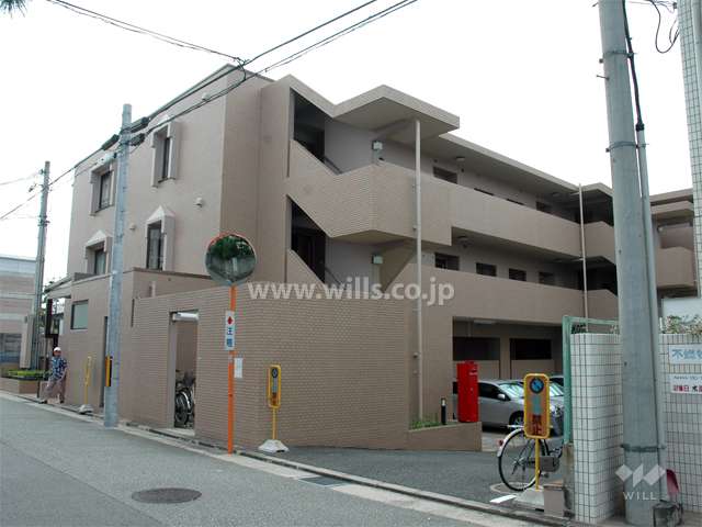 ローズコーポ塚口の外観（北西側から）