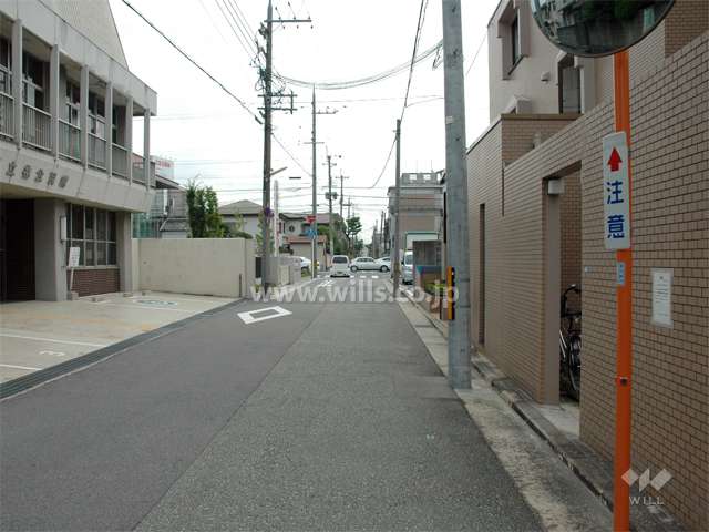 敷地北側の道路