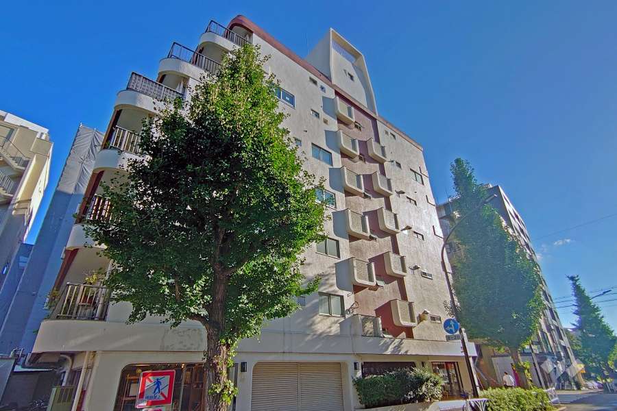 原宿ニュースカイハイツの外観（北東側から）