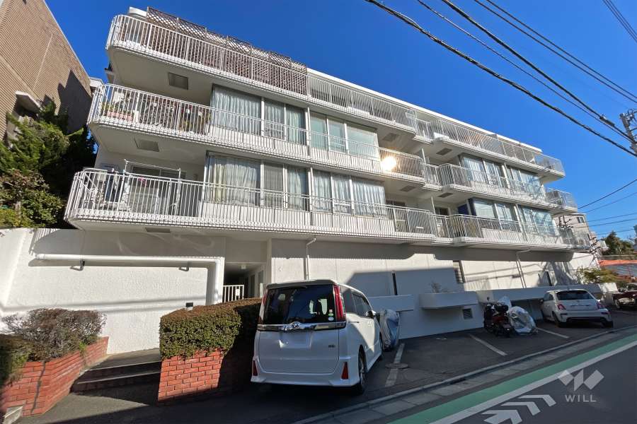 代々木上原シティハウスの外観（南西側から）