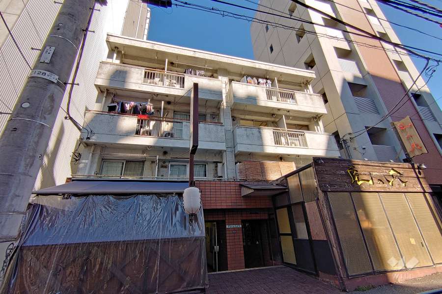 グリーンハイツ（渋谷区）の外観（南西側から）