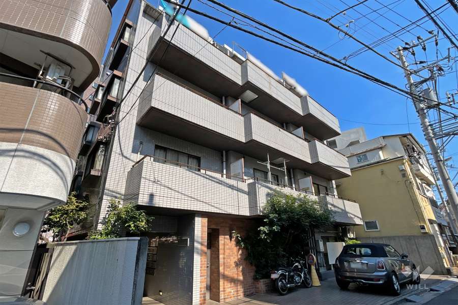 ニューヴィラ広尾の外観（北西側から）