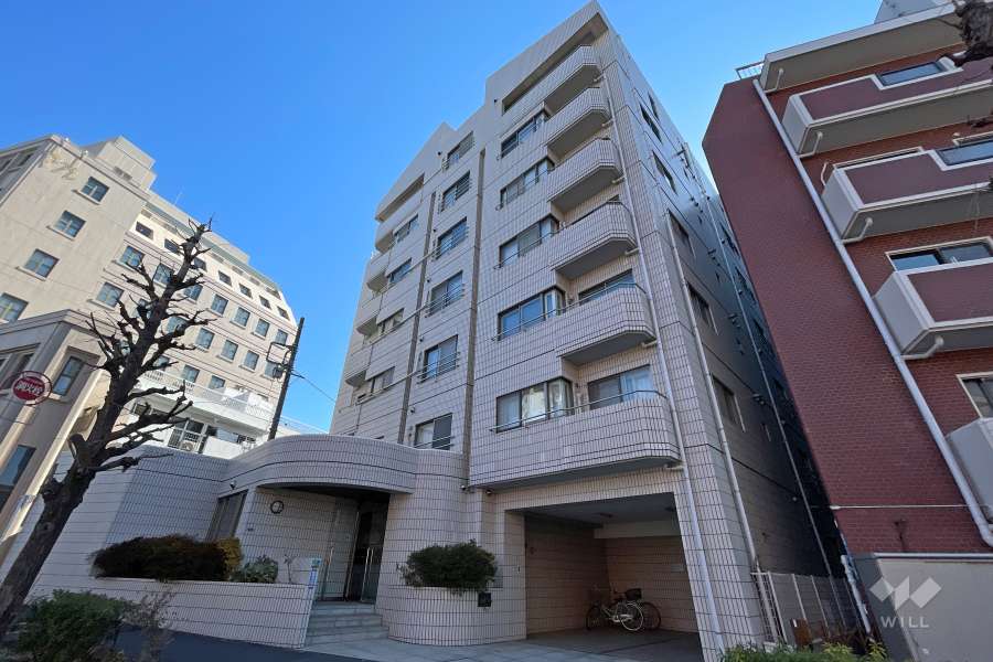 ヴェラハイツ広尾の外観(南西側から）